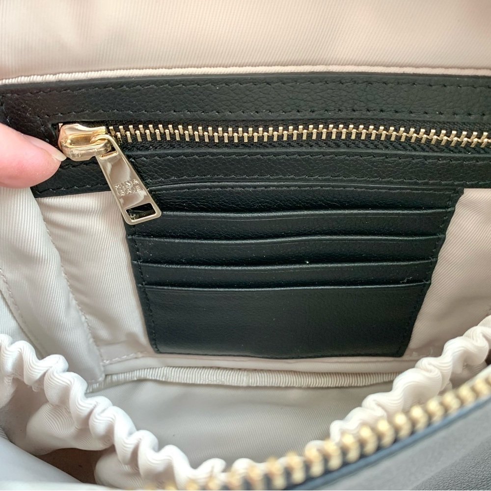 Mina Baie Leather Fanny Crossbody Bag - Picture 6 of 14